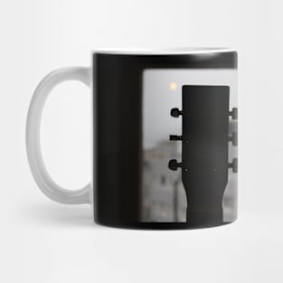 Guitar Head-stock City Mug